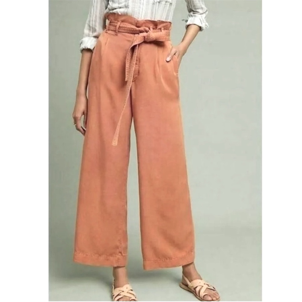 AG wide leg paperbag waist summer pants